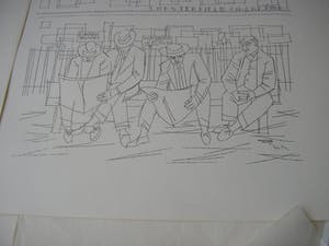 Theo Bitter - tekeningen van Theo Bitter en Juus Hartman kopen? Bied vanaf 250!