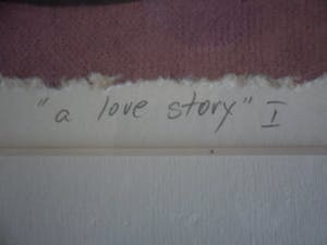 Sharon Amir - Zeefdruk. Titel: “ A Love story 1 “. kopen? Bied vanaf 30!