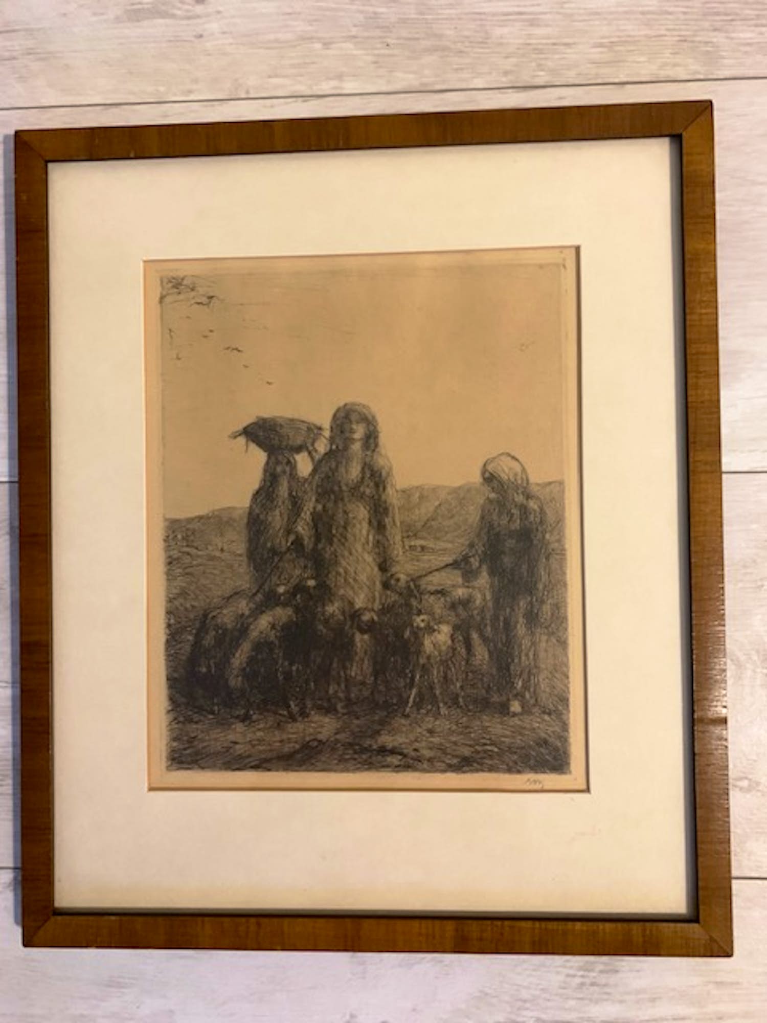 Marius Bauer - Herderinnen verkocht voor € 250!
