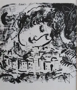 Marc Chagall - The village kopen? Bied vanaf 20!