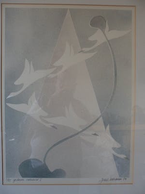 Juul Kortekaas - Zeefdruk. Titel,"Gedreven oerkracht". kopen? Bied vanaf 30!