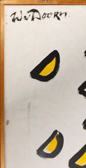 Willem van Doorn - Acryl op doek, Vrouw nr. 15 - Ingelijst (Groot) kopen? Bied vanaf 1!
