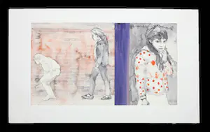 Rineke Marsman - Gemengde techniek op papier, Childhood Secrets kopen? Bied vanaf 1!