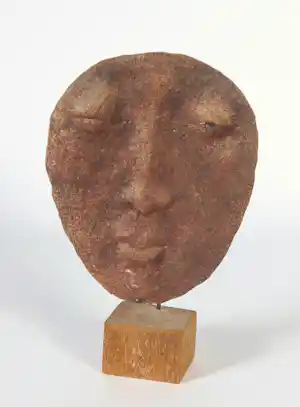 Jan Oosterman jr. - IJzeren sculptuur, Gezicht verkauft für € 160!