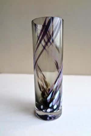 Niet of onleesbaar gesigneerd - Design Vaas - zware kwaliteit kristal- Muranostijl verkocht voor € 1!