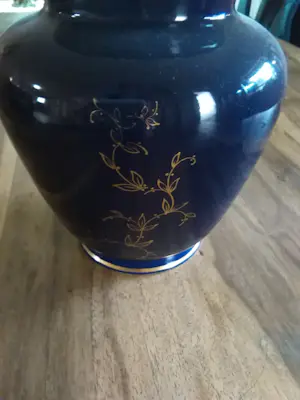Jasba - kobaltblauwe Vintage vaasje kopen? Bied vanaf 1!