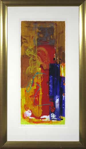 Piotr Konkel - Zeefdruk, The Gatekeeper - Ingelijst (Groot) verkocht voor € 1!