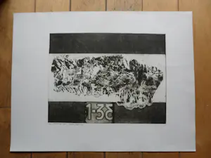 Peter Oosterbos - Ets, Titel "Grafica Organica kopen? Bied vanaf 30!