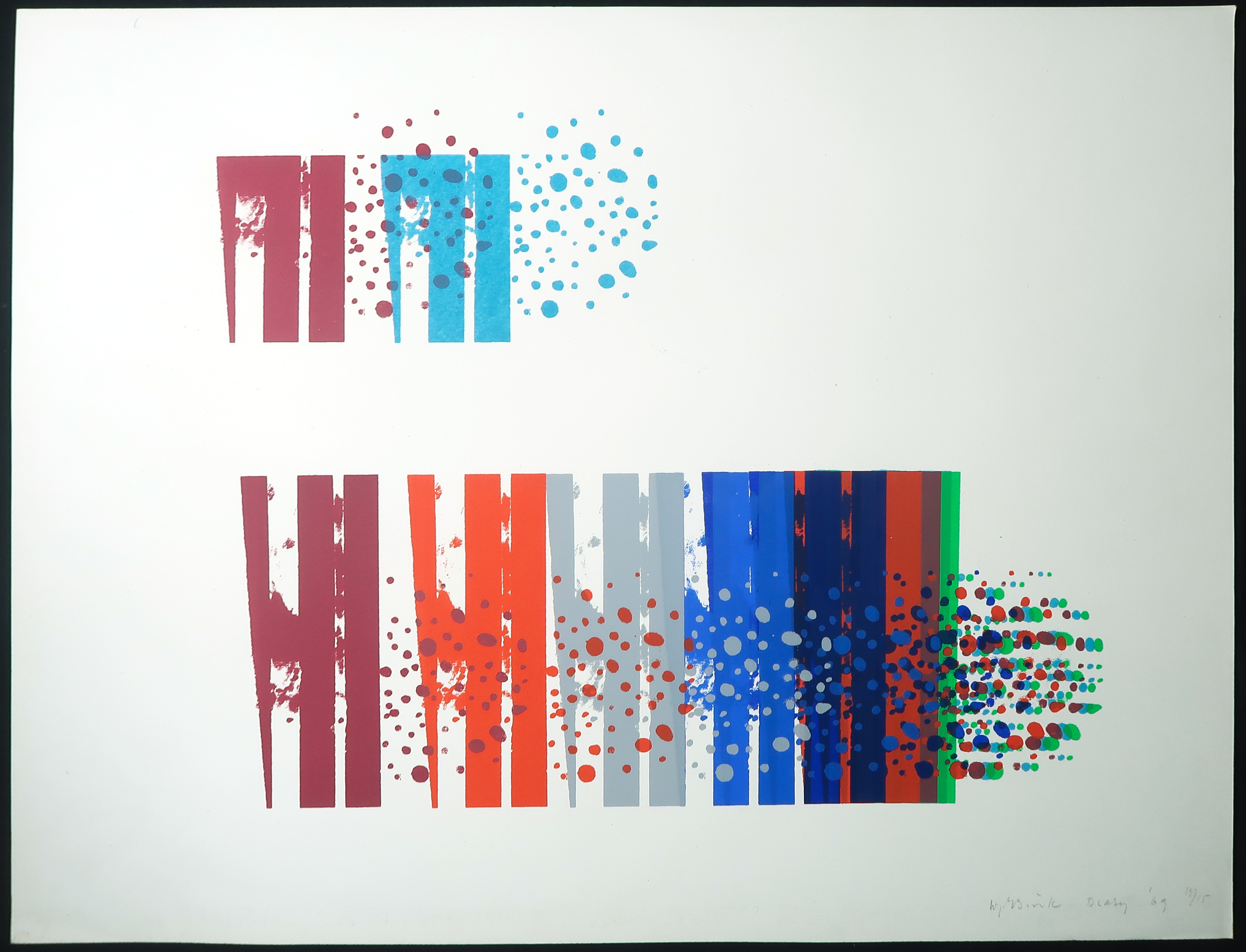 Niet of onleesbaar gesigneerd - Zeefdruk, Zonder titel kopen? Bied vanaf 1!