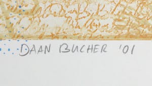 Daan Bucher - Zeefdruk, Vulkoek royal en echte boter kopen? Bied vanaf 1!