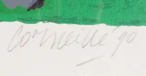 Corneille - Zeefdruk, Het oog van de kunst staat altijd wijd open - Ingelijst (Groot) kopen? Bied vanaf 250!