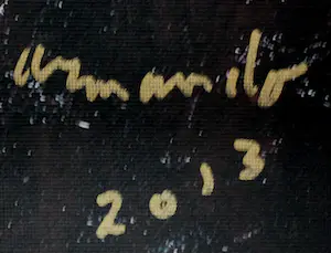 Armando - Zeer grote giclee op linnen: Das grab kopen? Bied vanaf 275!