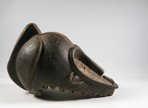 Fang - Hout, Helmmasker kopen? Bied vanaf 1!