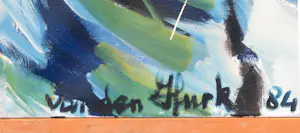 Peter van den Hurk - Acryl op doek, Odysseus vrijlating - Ingelijst (Zeer groot!) kaufen? Bieten Sie von 100!