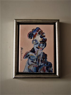 Henk Klinkhamer - Non-Conformist - Expresionistisch portret "Vrouw" gesigneerd kopen? Bied vanaf 20!