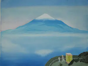 Sjoerd Bakker - 'Yamanaka' uitzicht op de berg Fuji kopen? Bied vanaf 55!