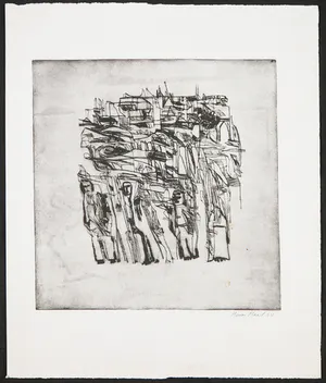 Henri Plaat - Ets, Zonder titel kopen? Bied vanaf 30!