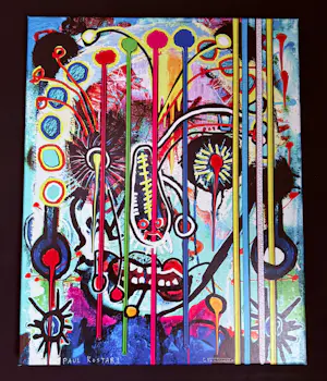 Buy Paul Indrek Kostabi - & Giuseppe Fortunato (Italië - Europa - 1956). Titel: KF0920.? Bid from 179!