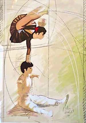 Nico Vrielink - Acrobaten verkocht voor € 1!