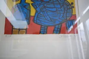 Corneille - Litho - Femme et oiseaux - EA - Geheel nieuw ingelijst kopen? Bied vanaf 225!