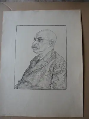 Jan Veth - Litho's van 7 bekende mensen van Nederland, uitgebracht van 1893 en 1896 kopen? Bied vanaf 80!