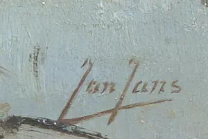 Jan Jans - Olieverf op doek, Polderlandschap - Ingelijst kopen? Bied vanaf 200!