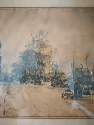 Johan Hendrik van Mastenbroek - Kade Rotterdam. Handgesigneerd. kopen? Bied vanaf 1!