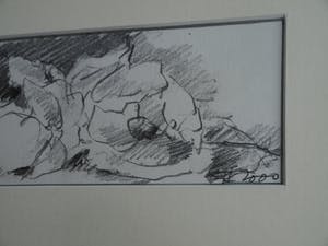 Fon Klement - Ingelijste tekening , Bloemstilleven 2 - 2000 kopen? Bied vanaf 80!