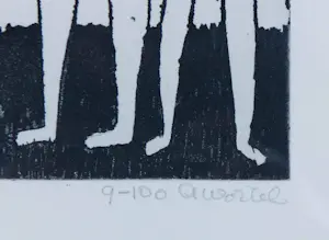 Ans Wortel - Ets, Samen in het land van ... - Ingelijst kopen? Bied vanaf 100!