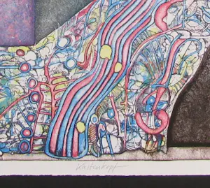 Bernhard Jäger - 'Kastenkopf', litho, genummerd, betiteld en gesigneerd kopen? Bied vanaf 49!