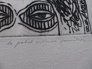 Corneille - Ets aquatint getiteld en e.a kopen? Bied vanaf 200!