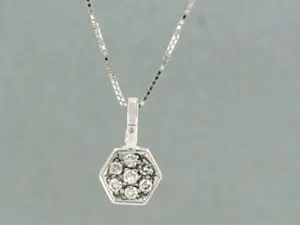 18k wit gouden collier met hanger met single cut geslepen diamant tot. 0.30ct kopen? Bied vanaf 550!