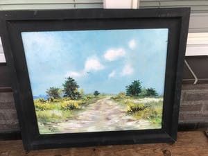 Henk Poeder - Landschap op de Veluwe met veel Brem kopen? Bied vanaf 50!