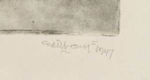 Cor de Wolff - Droge naald op papier, Drie koppen kopen? Bied vanaf 1!