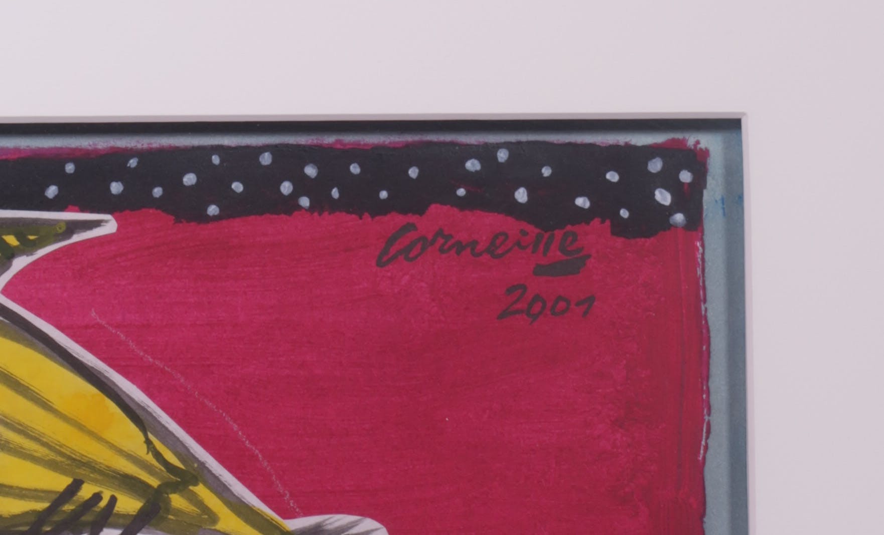 Corneille - Set: Gemengde technieken (origineel) met bijbehorende kleurenlitho - Ingelijst kopen? Bied vanaf 2500!