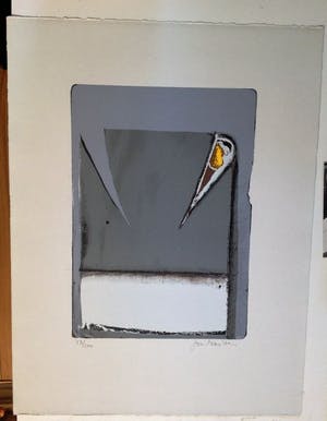 Jon Marten - Kleurenzeefdruk HOMMAGE AAN MAX ERNST Handgesigneerd. kopen? Bied vanaf 45!