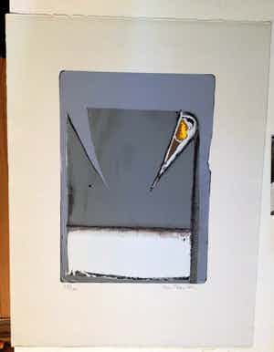 Jon Marten - Kleurenzeefdruk HOMMAGE AAN MAX ERNST Handgesigneerd. verkocht voor € 45!