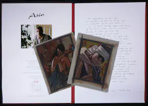 Nico Vrielink - Twee gesigneerde litho's in casette, Asia kopen? Bied vanaf 50!