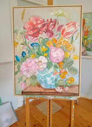 Tanja Koelemij - uit de serie Bloemetjes en afkomst kopen? Bied vanaf 160!