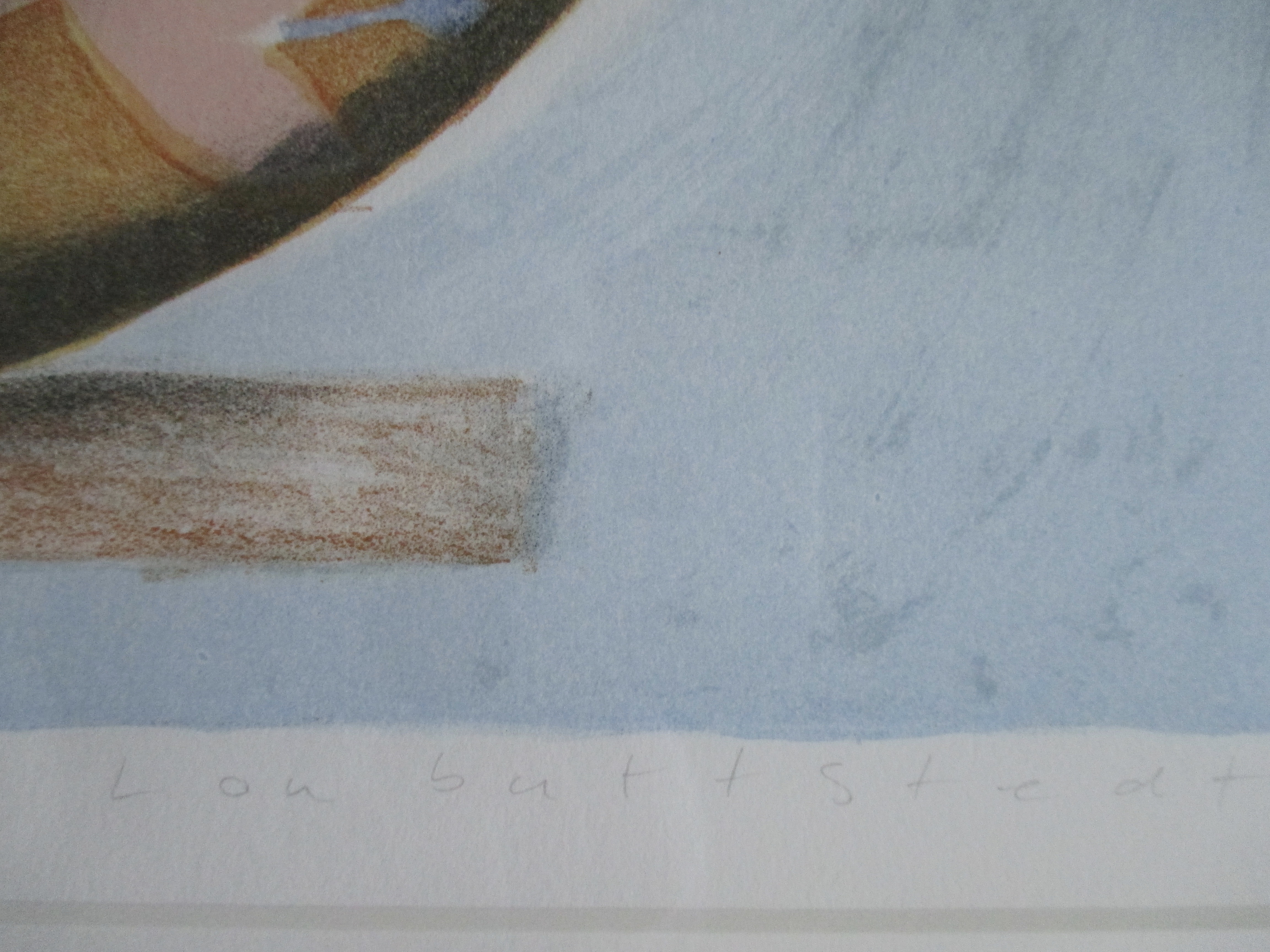 Lon Buttstedt - Ingelijste itho "Himalaya Blues VII" Barth lijst kopen? Bied vanaf 55!