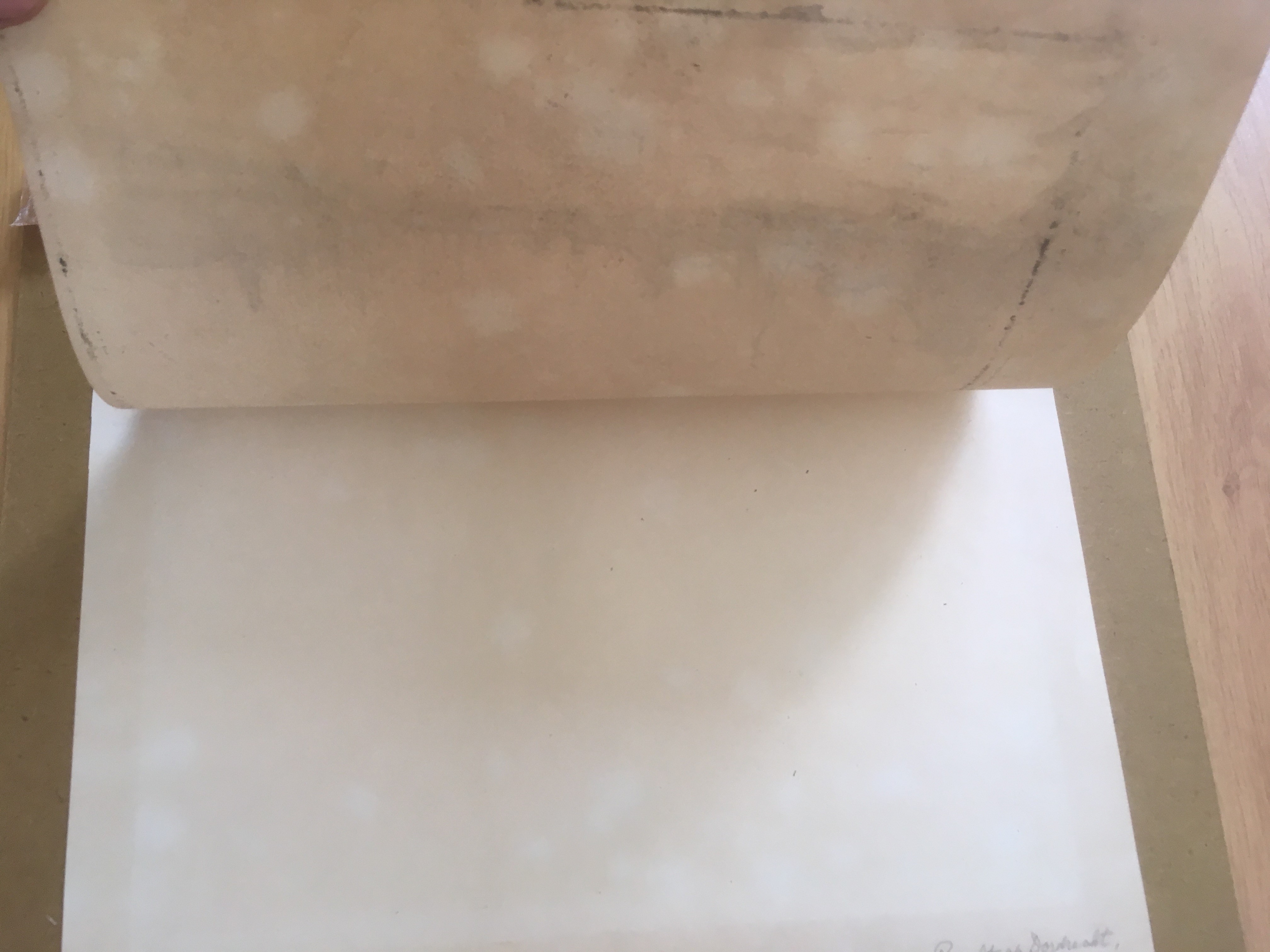 Niet of onleesbaar gesigneerd - Houtskool op papier - Gezicht op Dordrecht. kopen? Bied vanaf 1!