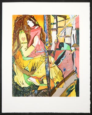 Sandra Jayat - Litho, Zonder titel kopen? Bied vanaf 1!