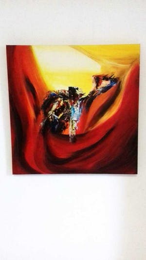 Gena - zeer fraai abstract werk kopen? Bied vanaf 125!