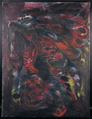 Jan Engelchor - Olieverf op doek, Zonder titel (Groot) kopen? Bied vanaf 150!