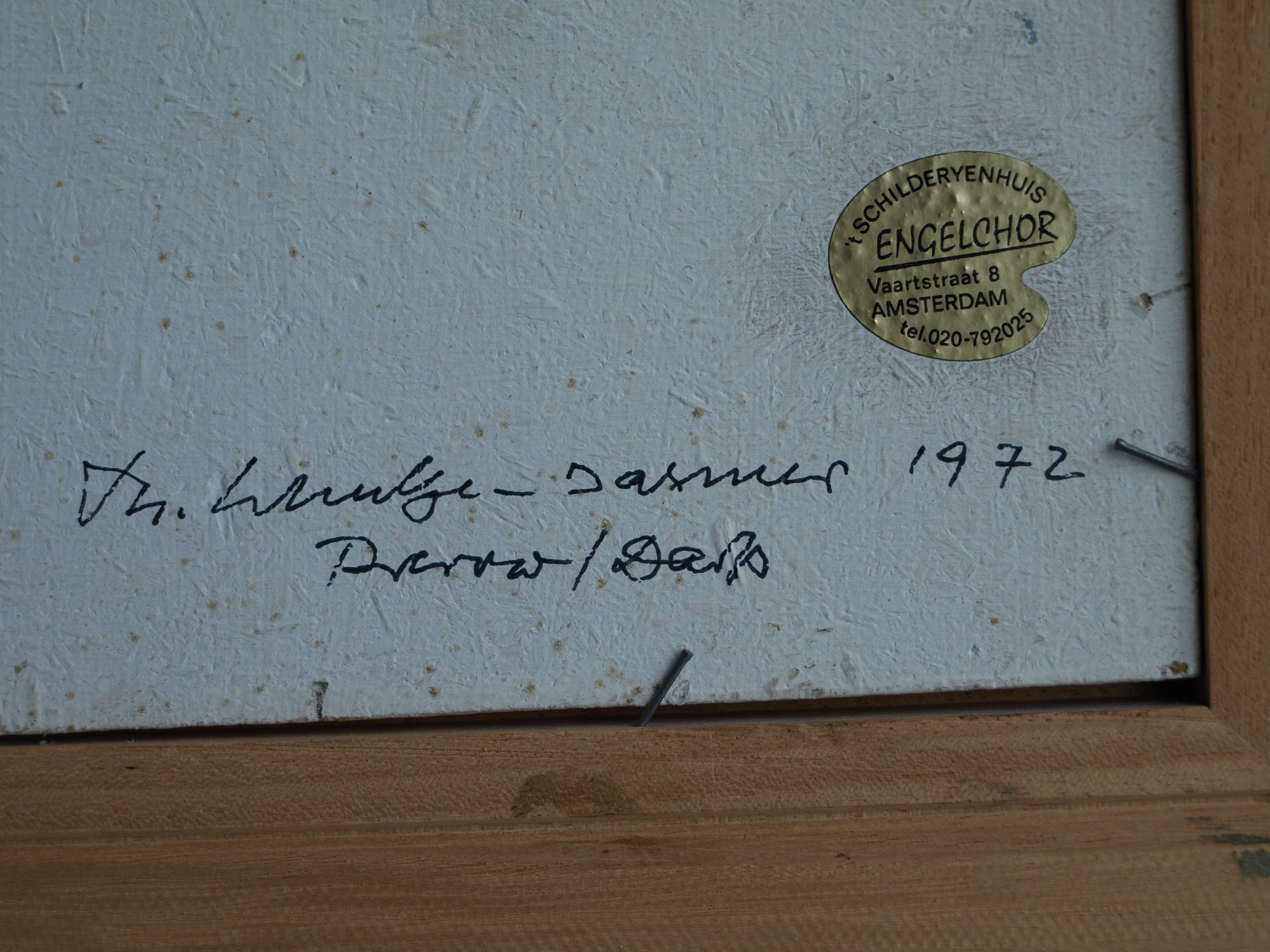 Niet of onleesbaar gesigneerd - Olieverf op paneel , Aan de kust – gesigneerd & ingelijst – 1972 kopen? Bied vanaf 1!