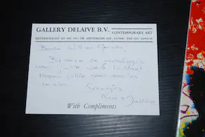 Sam Francis - 3 boekwerken, met geschreven kaart door Nico Delaive kopen? Bied vanaf 45!