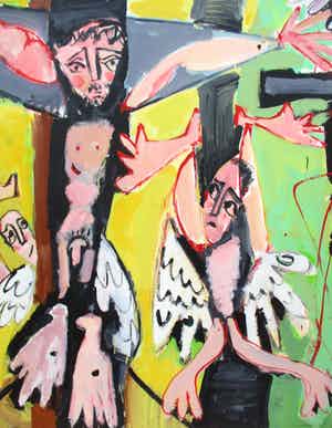 Hans Verschraagen - Kruisbeeld verkocht voor € 150!