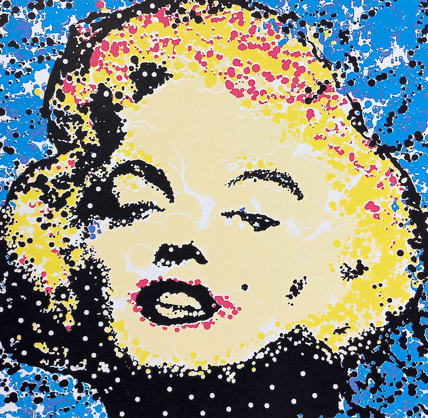 Ad van Hassel - Marilyn Monroe, zeefdruk verkocht voor € 35!