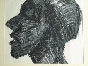 Niet of onleesbaar gesigneerd - Ingelijste tekening, Portret – Gallery Abbott and Holder, Londen - 1985 kopen? Bied vanaf 1!