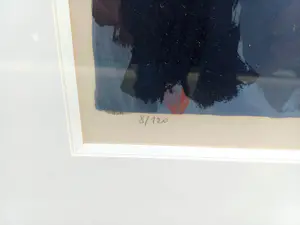 Bram van Velde - Ingelijste kleurenlitho: Compositie kopen? Bied vanaf 350!